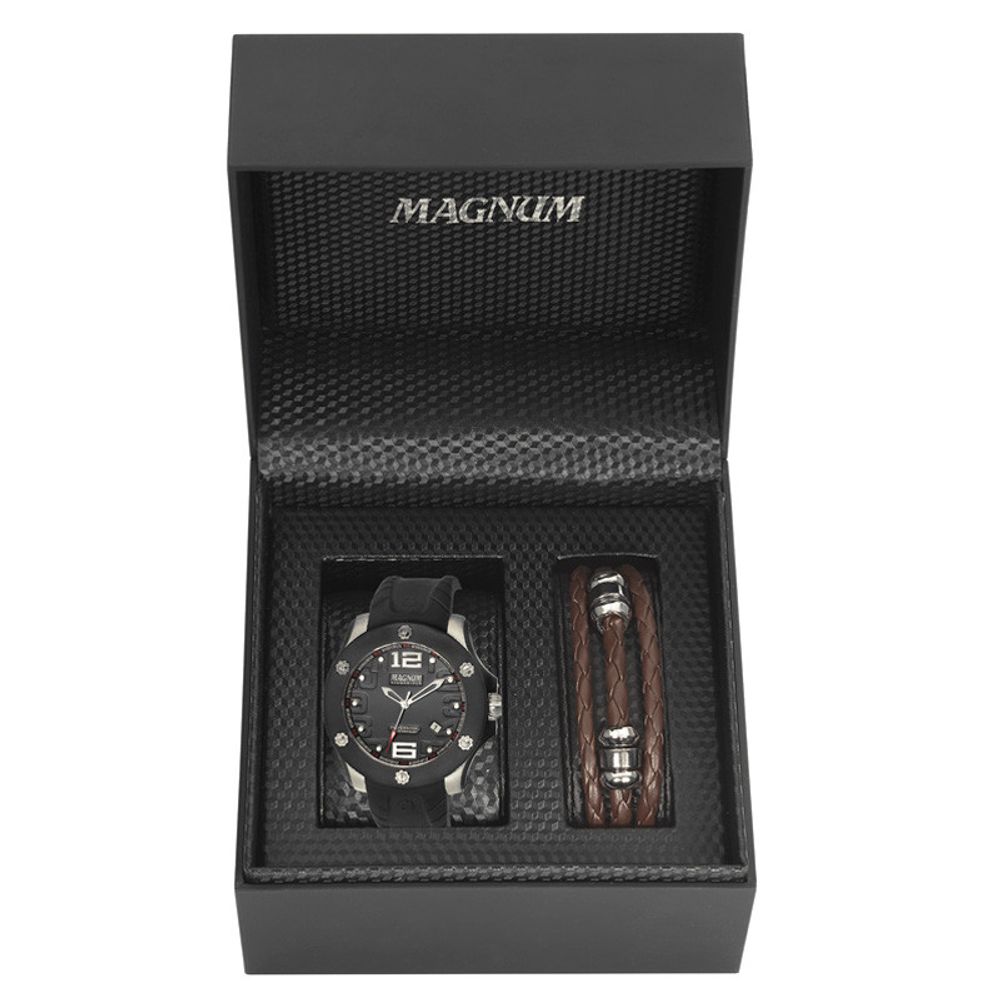 Kit Relógio Magnum Masculino Scubadiver - MA30865C - A Suissa