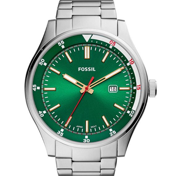 Relógio Fossil Masculino Prata e Verde - FS5533/1KN