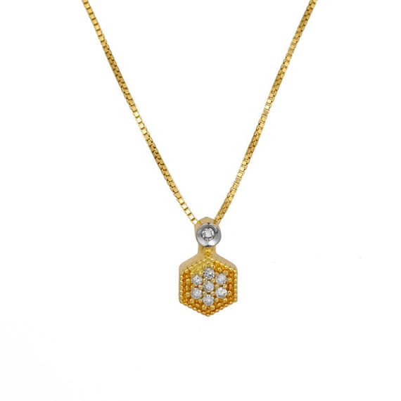 gargantilha-ouro-18k-hexagonal-pave-com-brilhante-malha-veneziana-45cm---gg18037