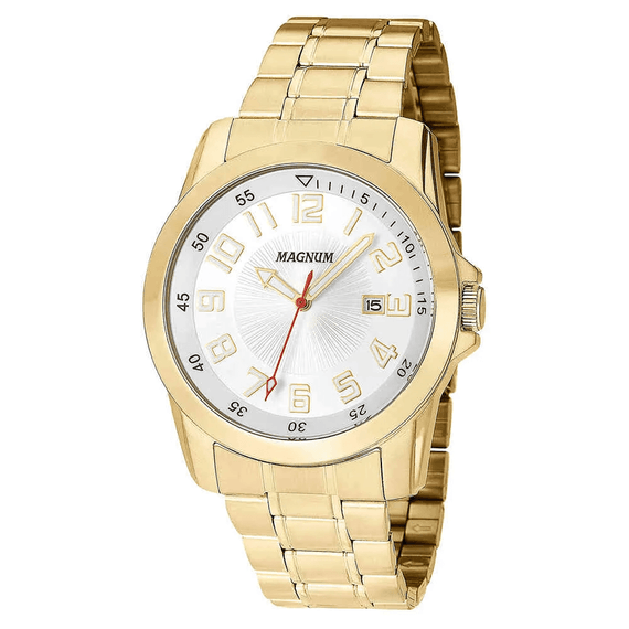 Relógio Magnum Unissex Dourado - Relojoaria e Ótica Suiça
