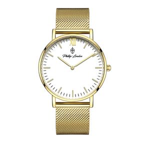 Relógio Masculino Phillip London Analógico Dourado - PL80231645M SI N - A  Suissa